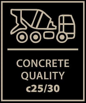 C25/30 beton osztály