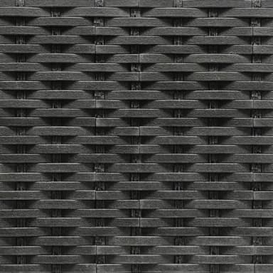 ECONOMY Falburkolat Rattan black