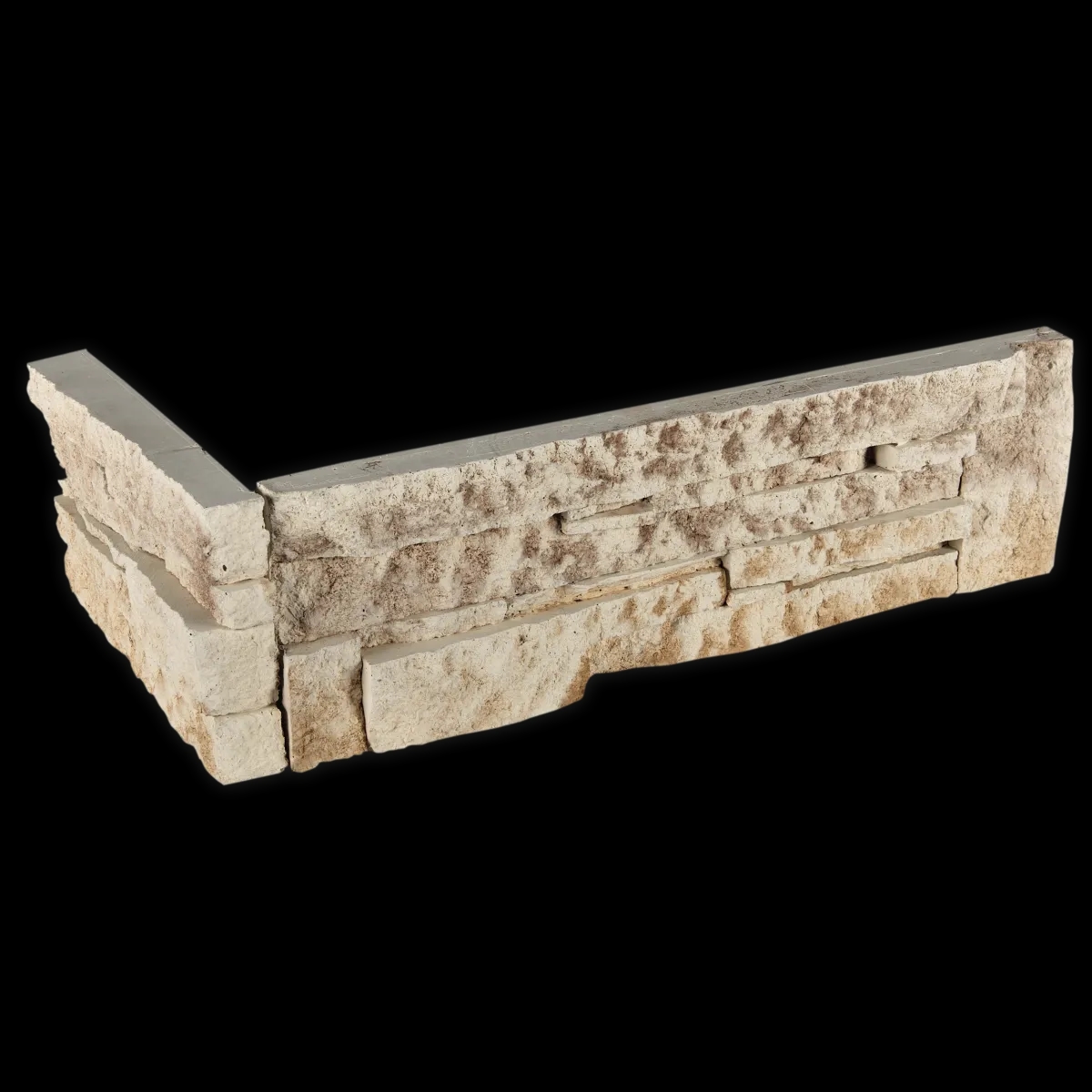 Stone beige brown - Edge piece